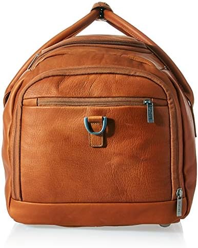 Kenneth Cole Reaction Duff Guy Colombian Leather 20" Single Compartment Top Load Travel Duffel Bag, Cognac 4 Kenneth Cole Reaction Duff Guy Colombian Leather 20" Single Compartment Top Load Travel Duffel Bag, Cognac