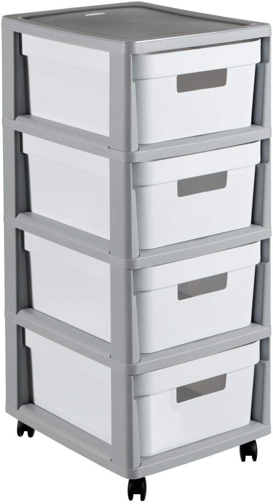 Amazon Com Curver 239404 Infinity Chest Of Drawers With 4