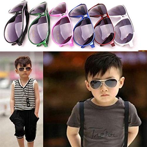 Fashionable Design Child Cool Children Boys Girls Kids Plastic Frame Sunglasses Goggles Eyewear Eye Protect Easy Match - Thumbnail 5