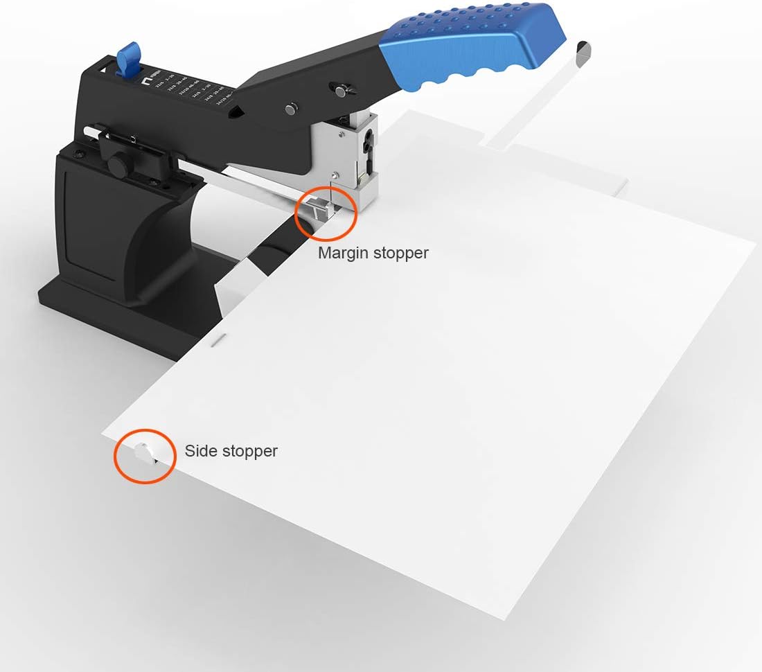 Rayson SH-03 Manual Stapler Heavy Duty Stapler Can Both Saddle and Flat : Office Products