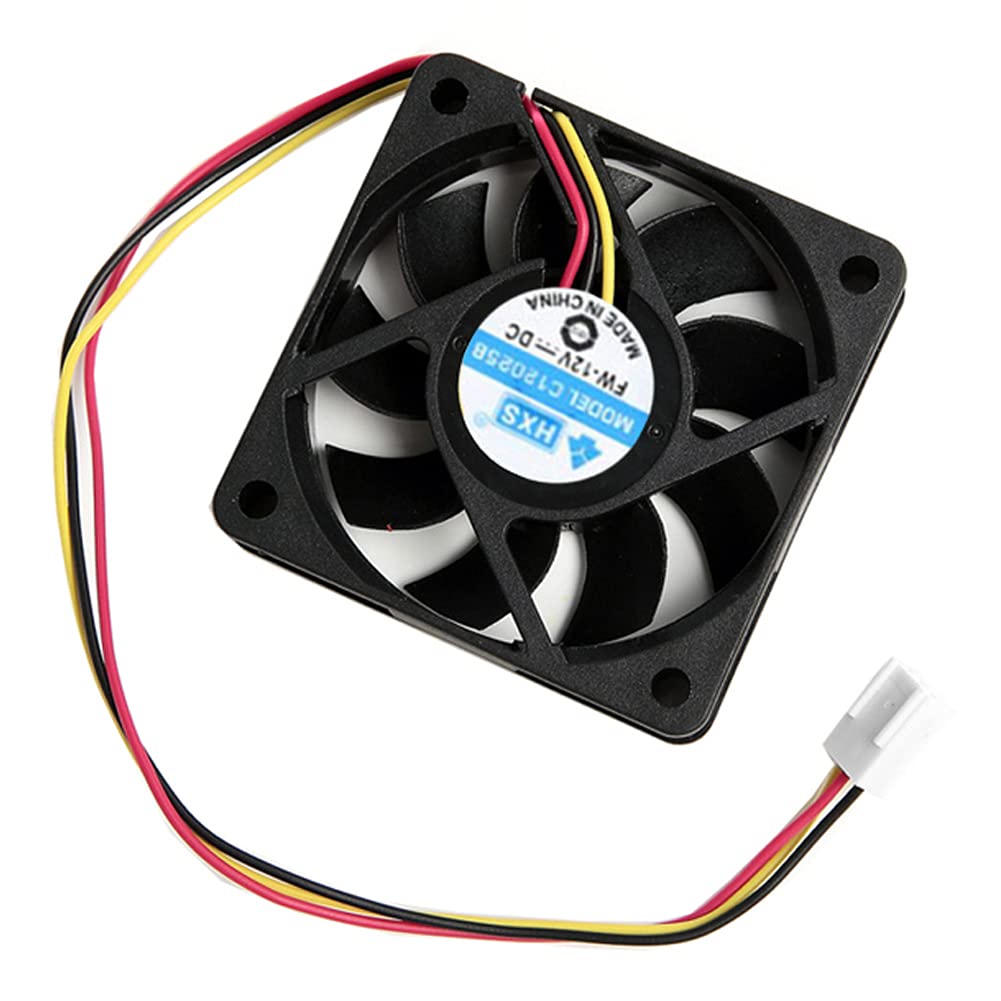 R04S 3-pin 12 V Brushless Fan 60 x 60 x 15 mm PC Cooling Computer PC Interface: 3-pin Case Fan