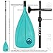 Peak Expedition Inflatable Stand Up Paddle Board — Durable Lightweight Touring SUP with Stable Wide Stance — 11' Long x 32