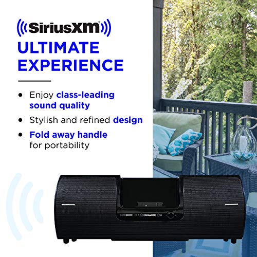 SiriusXM SXSD2 Portable Speaker Dock Audio System for Dock and Play
