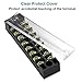 MILAPEAK Terminal Block and Strip - 12pcs (6 Sets) 8 Positions Dual Row 600V 15A Screw Terminal Strip Blocks with Cover + 400V 15A 8 Positions Pre-Insulated Terminals Barrier Strip (Black & Red)