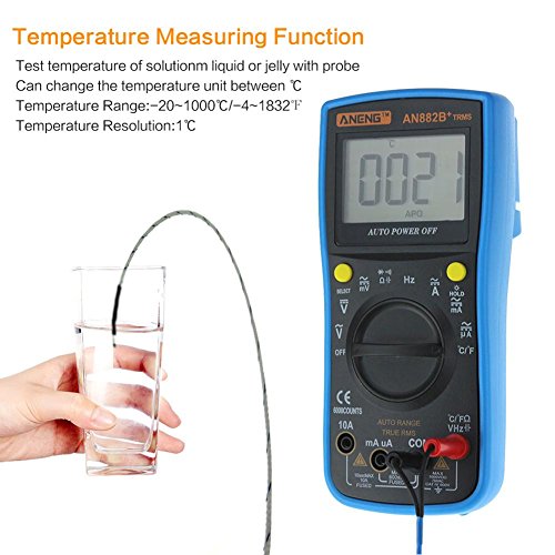 image for UEB Digital Multimeter ANENG AN882B+ True-RMS Auto Range AC/DC Meter w