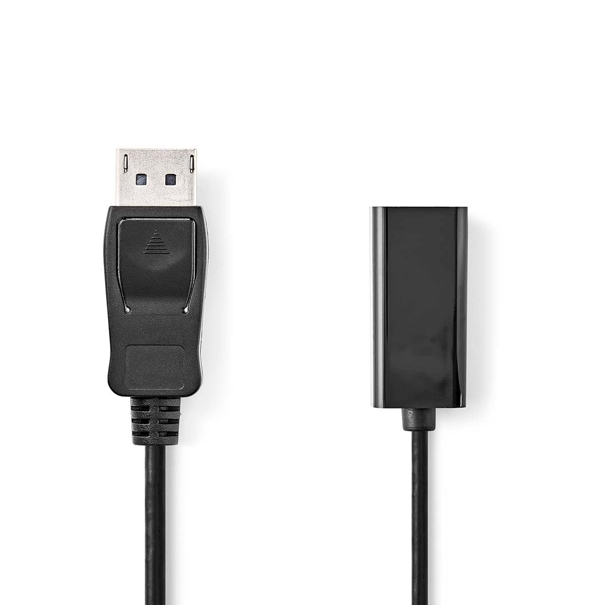 Nedis DisplayPort to HDMI Adapter Cable, Converts DisplayPort Signals to HDMI Output, 4K@30Hz Supports 2560x1600@60Hz, Straight Connectors - 0.20m