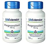 Life Extension Pregnenolone 100 Mg Capsule, 100-Count x 2