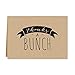 Brown Kraft Thank You Note Cards / 36 Thanks Greeting Cards Set With Brown Kraft Envelopes / 6 Bold Appreciation Designs / 3 1/2