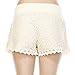 Fashionazzle Women's Casual Summer Beach Shorts Solid and Print