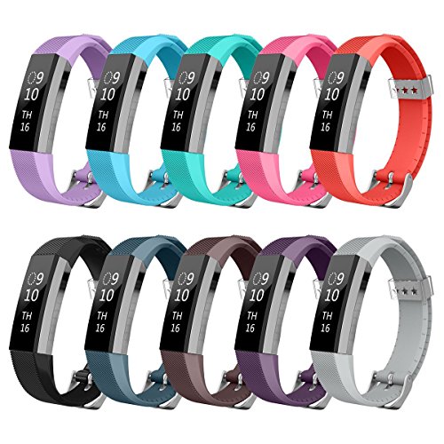 AIUNIT Compatible Fitbit Alta HR and Alta Band, Replacement for Fitbit Alta Accessories Bands Watch Buckle Design Bands Small/Large for Fitbit Alta HR Wristbands for Women Men Boys Girls