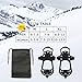 Yoklili Walk Traction Ice Cleats Grips for Snow & Ice, Anti Slip 10 Manganese Steel Spikes, Durable Silicone Crampons, Attaches Over Shoes/Boots for Walking, Jogging, Hiking, Mountaineering in Winter