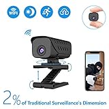 RETTRU HD Smallest Home Camera,Indoor 2.4G Hidden Spy Camera IP Security Surveillance System for Home/Office Monitor with 24/7 Emergency Response,Night Vision with iOS/Android/Window PC-Cloud Service