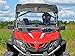 SuperATV Scratch Resistant Flip Windshield for CFMOTO ZForce 500, 800 Trail & EX, 1000 2014-2022, 1/4