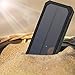 15000mAh Solar Charger,LANIAKEA Portable Solar Power Bank Waterproof/Shockproof/Dustproof Dual USB Battery Bank cell phone,iPhone,Samsung,Android phones,GoPro Camera,GPS and Other USB Devices,Black