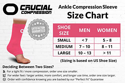 Ankle Brace Compression Sleeve for Men & Women (1 Pair) - BEST Ankle Support Foot Braces for Pain Re - //medicalbooks.filipinodoctors.org