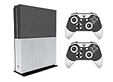 Xbox One S Slim Console and Two Controllers Skin Carbon Fiber Quote Me