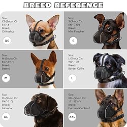 Dog Muzzle,Mesh Soft Muzzle for Small Medium Large