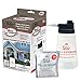 Full Exterior Kit - Bottle, Lid with Hose Attachment and One 4 oz. Crystal Powder Outdoor Cleaner - Non-Toxic, No Scrub, No Rinse Cleaning Kit - Shipped Product Packaging May Vary