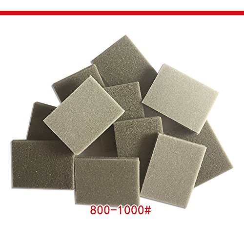 Sanding Sponge Abrasive Disc Sandpaper 30 x 40MM Wet & Dry 300 to 1500 Grit (Pack of 40)