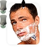 Reflect Shower Mirror by Mirror On A Rope. U.S. made. Our Medium Sized Mirror. Manually Fogless, Shadowless and Shatterproof Includes a Removable Adhesive Hook and an Adjustible Rope.