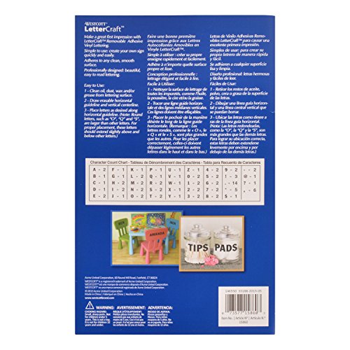 2 Westcott+LetterCraft+Removable+Franklin+15860