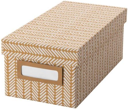 Caja de almacenaje Ikea Tjena, Kraft marrón: Amazon.es: Juguetes y juegos