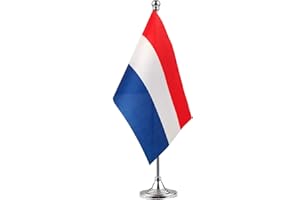GENTLEGIRL Netherlands Flag - Dutch Table and Desk Flag for Office, International World Country Banners, Festival Events Celebration, Home Decoration