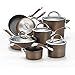 Circulon Symmetry Chocolate Hard-anodized Nonstick 11-piece Cookware Set