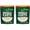 WHOLE EARTH Monk Fruit Sweetener with Erythritol, Plant-Based Sugar Alternative, 12 Ounce Pouch (Pack of 2)