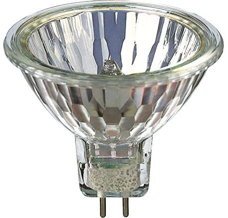 5-Pack Halogen 12V MR16 20W GU5.3 36D 4000Hrs Dimmable Halogen Dichroic