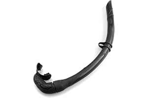 Snorkel,HUIOP Silicone Foldable Snorkel with Compact Storage Case Women Men Roll Up Snorkel Wet Breathing Tube for Snorkeling