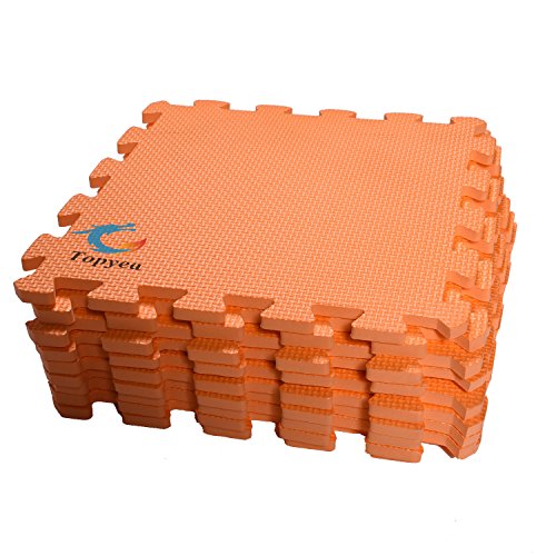 EVA Foam Puzzle Mat,Foam Mats,EVA Foam Interlocking Floor Mats,9 Titles Exercise Mat,12" by 12"