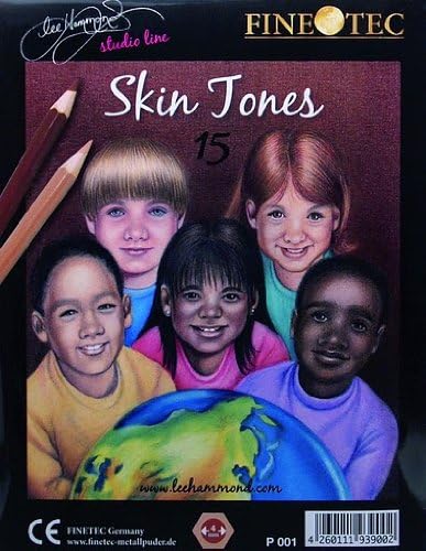 Finetec FTP001 Skin Tones Pencil Set - 15 Colors