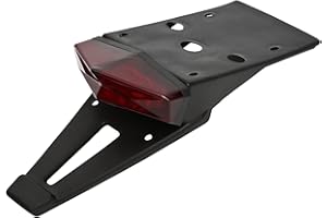 CICMOD Rear Fender Mount Led Tail Light Brake Lamp Turn Signals License Plate Light for Custom Off-Road Motorcycle Dirt Bike