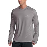 WINNERAIN Men's Sun Protection Hoodie UPF 50+ Fishing Long Sleeve Rash Guard Shirt SPF UV Protection T-Shirt Lightweight