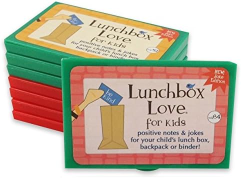 Lunchbox Love Notes for Kids with all JOKES by Say Please. 96 positive lunch notes & fun jokes for your child's school lunchbox, backpack, or binder.