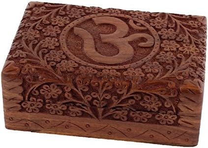 Wooden OM Storage Box -- Handcrafted 7"X5"