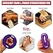Grip Strength Trainer and Hand Strengthener - Hand Grip Strengthener and Grip Rings with 10-20lb Resistance - This Forearm Grip Workout is the Best Hand Exerciser Grip Strengthener for Carpal Tunnel