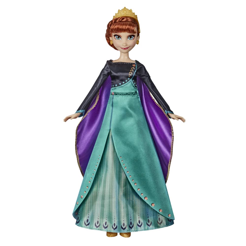 Disney Frozen Hasbro Gaming Doll Anna Singing Queen Costume Singing Future Point Without Us, 2 Kids (French Version)