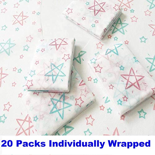 20 Packs XL Toilet Seat Covers -Disposable Full Cover Travel Potty Shields for Adult, The Pregnant, Kids Potty Training- Individually Wrapped Portable