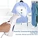 Clothes Steamer - Handheld Garment Steamer with 3.4Oz Capacity for Home & Travel Ideal for Clothes, Curtains, Carpets - Powerful Garment Steamer for Clothes Portable Fabric Travel Steamer
