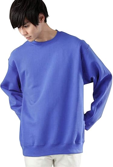 Amazon チャンピオン Champion Pullover オーバーサイズ プルオーバー クルーネック スウェット メンズ ロイヤルブルー Mサイズ トレーナー パーカー 通販