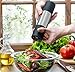 2-In-1 Salt and Pepper Grinder - Adjustable Coarseness Ceramic Mechanism - Stainless Steel Salt and Pepper Shakers - Dual Adjustable 2-In-1 Salt and Pepper Mill