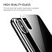 iPhone X Screen Protector, KuGi [ Front & Back Glass film suit ] Ultra-thin Toughened 9H Hardness HD Clear & Premium Full coverage Tempered Glass Screen protector for iphone x edition. (Black)
