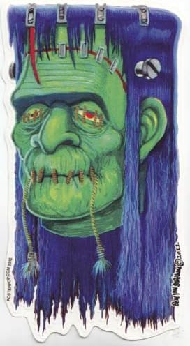 Ben Von Strawn Shrunkenstein Collectible Sticker
