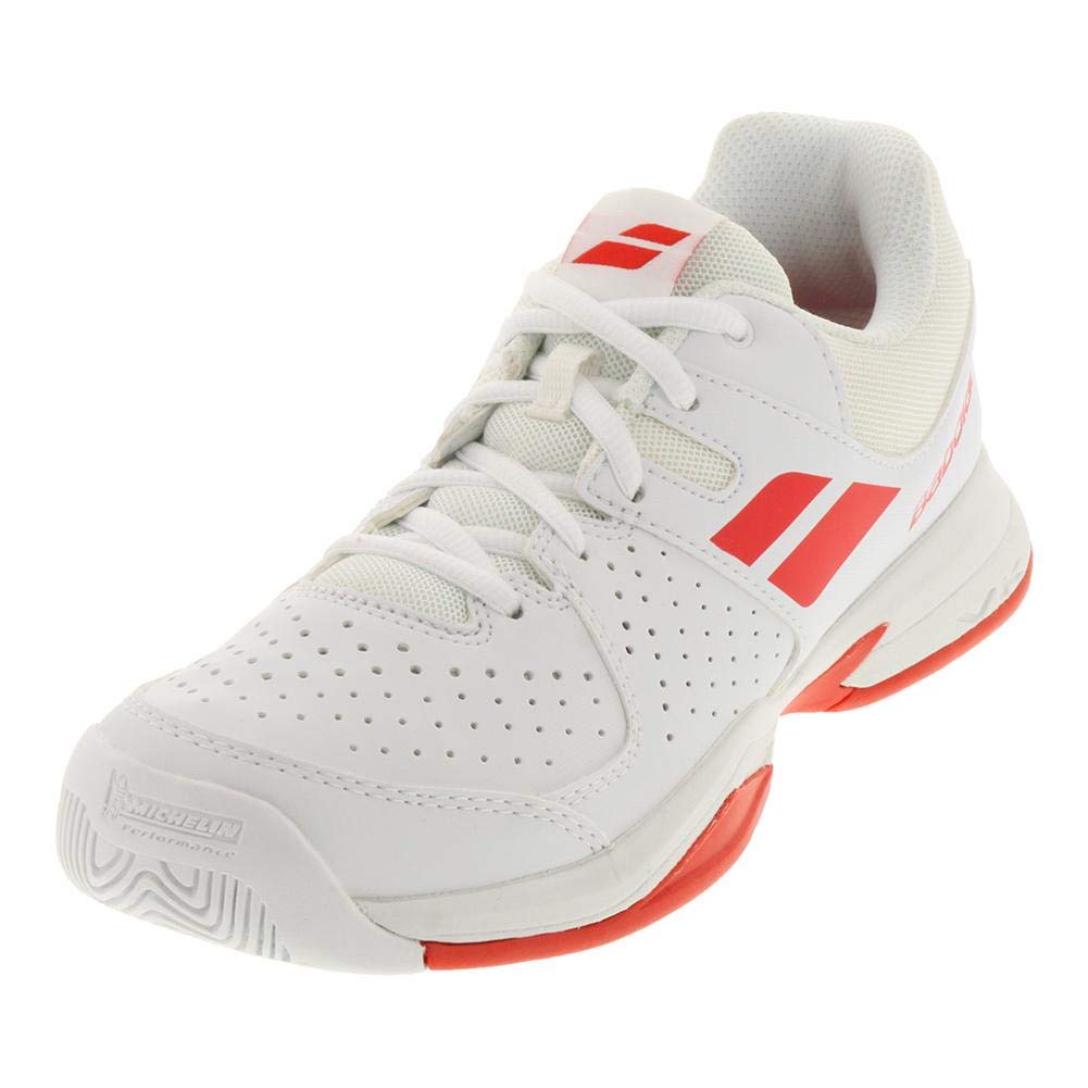 Babolat Pulsion AC Juniors Tennis Shoes White Red Babolat Pulsion AC Juniors Tennis Shoes White Red