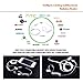 Eoncore 3.5mm Stereo Air Tube Wired Earphone Anti-Radiation Binaural Headsets Noise Isolating Earbuds with MICR. for Mobilephone