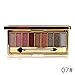 9 Colors Diamond Bright Colorful Eye Shadow Palette Glitter Eyeshadow Palette with Mirror (Color 7)