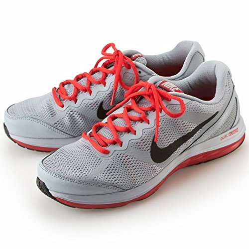 Nike Men's Dual Fusion Run 3 Running Shoes Size US 12 Lt Mgnt Gry/Blk/Mtllc Slvr/Gm