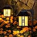 GIGALUMI Japanese Decor Solar Lights for Outside, Pathway Lights 2 Pack - Lawn/Patio/Yard/Walkway/Driveway Decoration